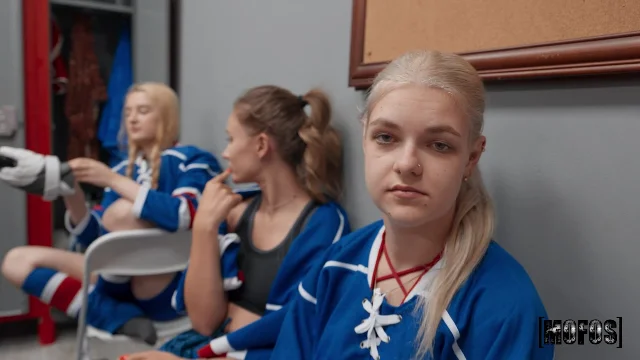Preview of LetsPostIt Harlow West Hockey Locker Room XXX